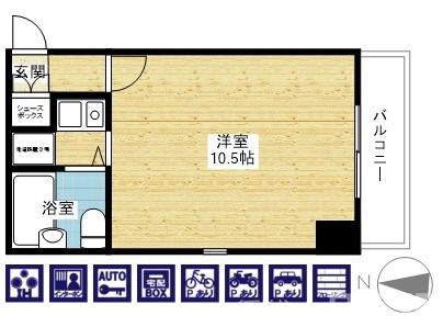 十三本町ユニハウスの間取り