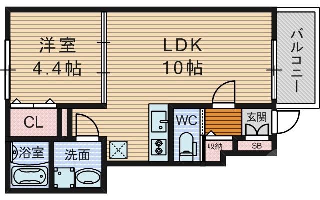 瑞光の完工年月（2013年9月）築の賃貸アパートの間取り