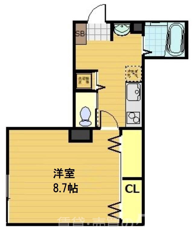 CASA VERDE高辻の間取り