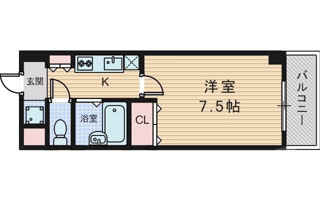 相川の完工年月(2007年11月)築の賃貸マンションの間取り