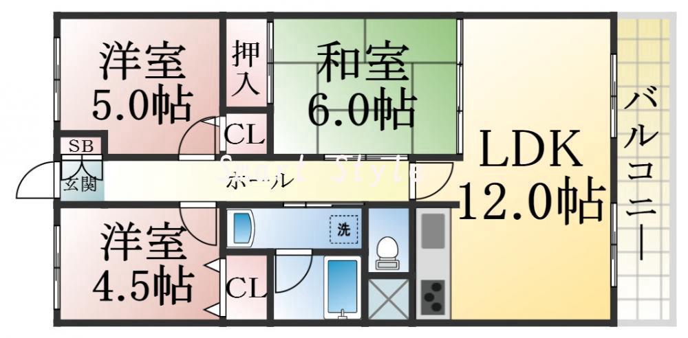 グリーンゲート清玄の間取り