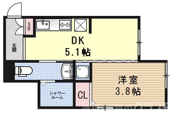 グレース京都二条の間取り