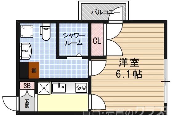 グレースアレイ西院の間取り