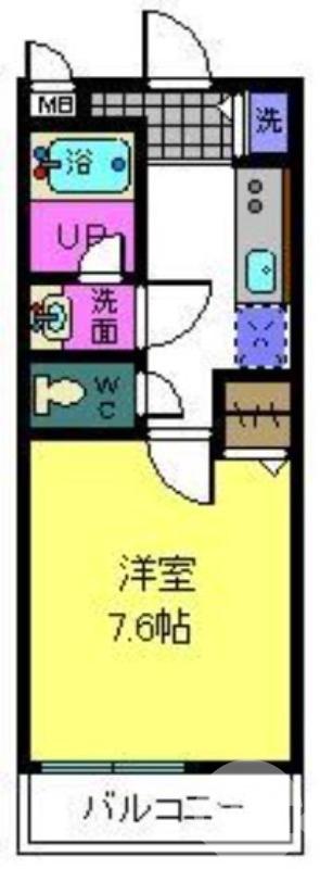 百舌鳥赤畑町の完工年月(2004年10月)築の賃貸アパートの間取り
