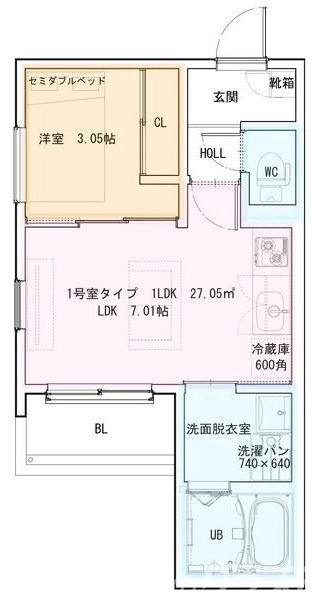 REGALEST五条大宮(レガリスト五条大宮)の間取り