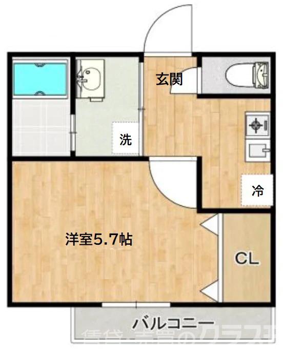 LUCIAZ一乗寺の間取り