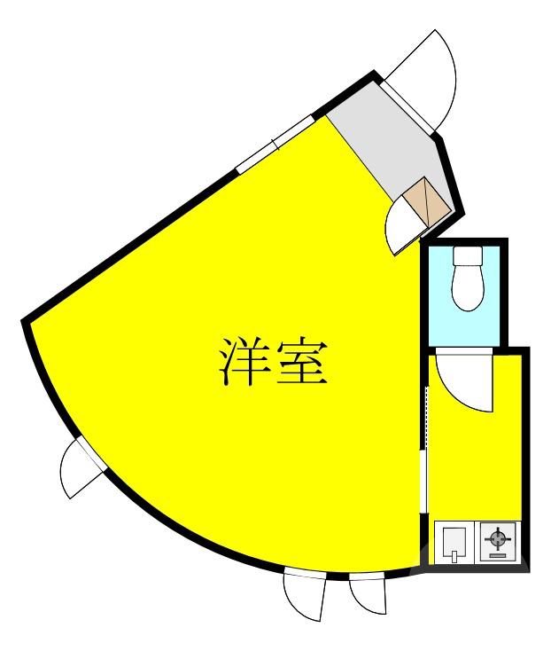 淡路の完工年月(1998年8月)築の賃貸マンションの間取り