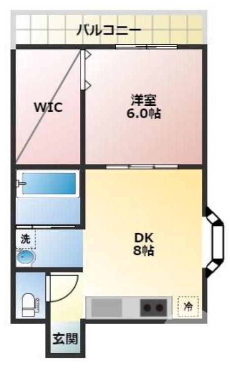 今池町の完工年月(2003年2月)築の賃貸マンションの間取り