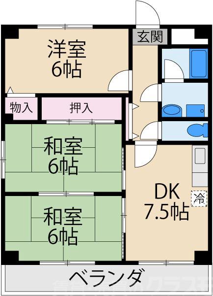 ネストクレールの間取り