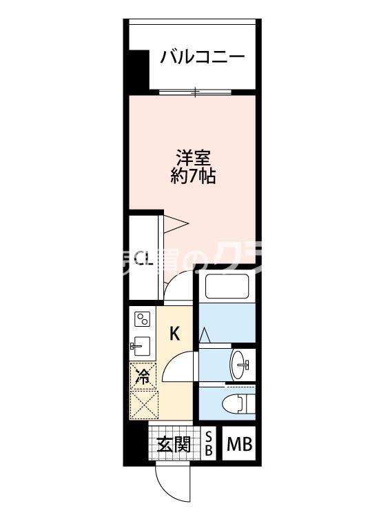 Luxe大正の間取り