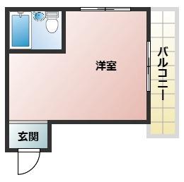 木川西の完工年月(1990年6月)築の賃貸マンションの間取り