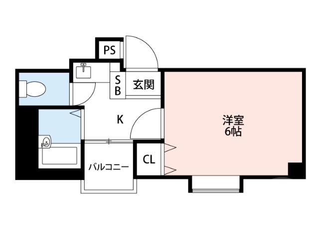 庄屋の完工年月(1992年6月)築の賃貸アパートの間取り