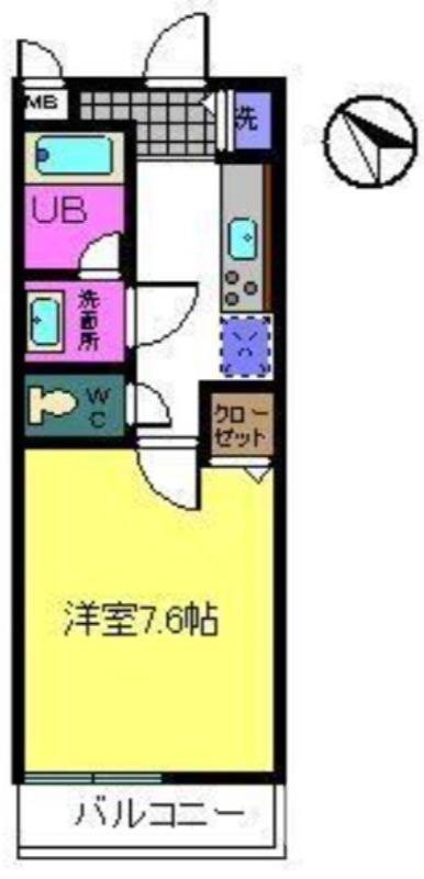鳳中町の完工年月(2002年7月)築の賃貸アパートの間取り