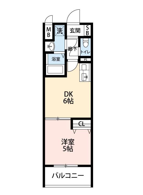 綾之町東の完工年月(2026年3月)築の賃貸マンションの間取り