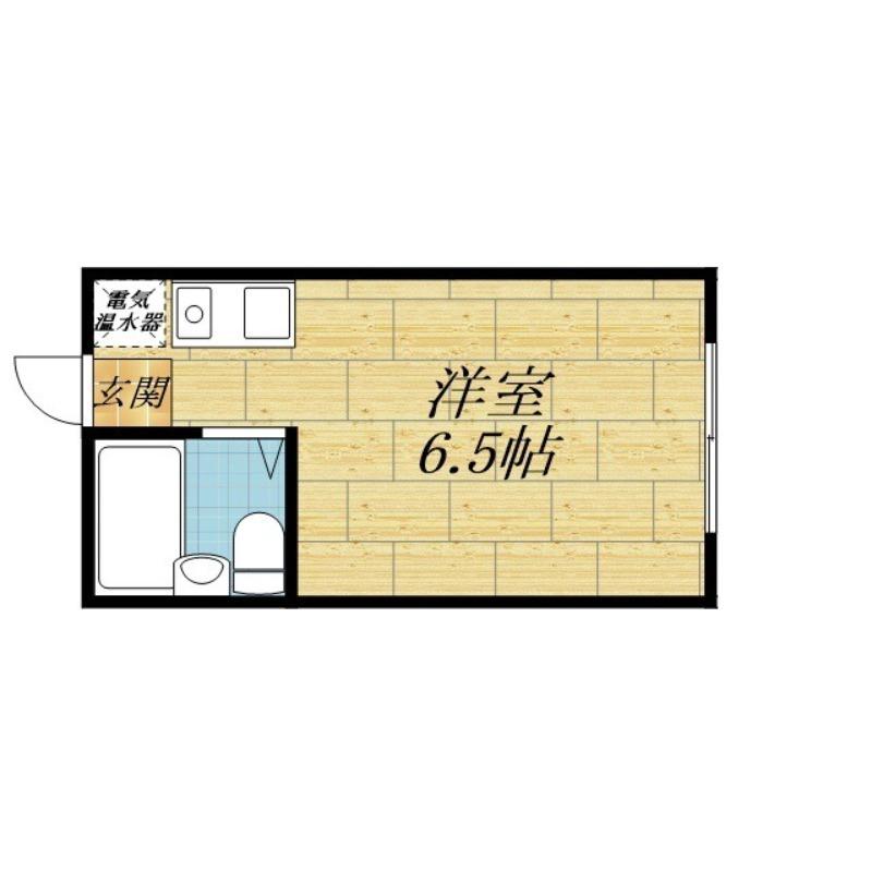山手町の完工年月(1991年3月)築の賃貸アパートの間取り