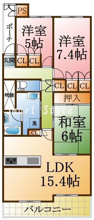 コート須磨関守町の間取り