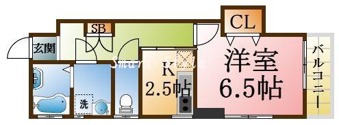 アグローリ駒ヶ林の間取り