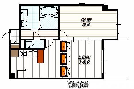 ジュネス木駒の間取り