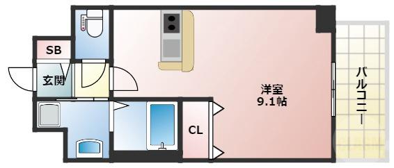 プレサンス新大阪クレスタの間取り