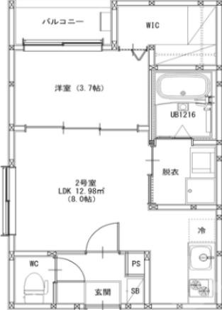 清和園町の完工年月(2025年11月)築の賃貸アパートの間取り