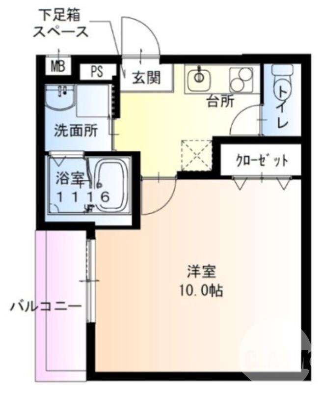 鳳中町の完工年月(2026年1月)築の賃貸アパートの間取り