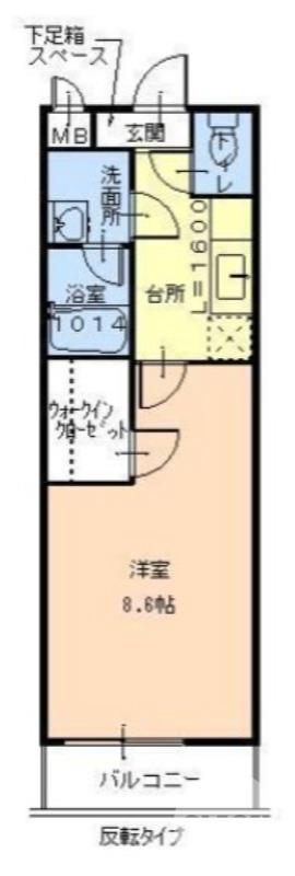 鳳西町の完工年月(2010年8月)築の賃貸アパートの間取り