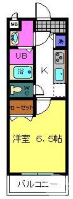 百舌鳥本町の完工年月(2007年3月)築の賃貸マンションの間取り