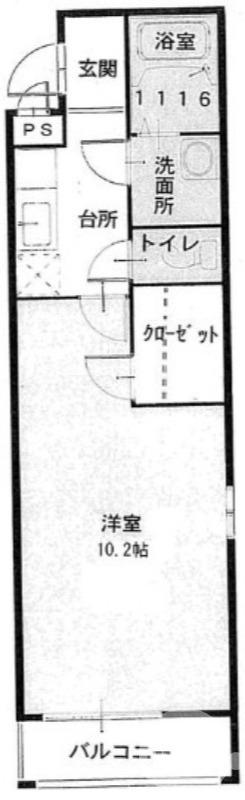今池町の完工年月(2013年4月)築の賃貸アパートの間取り