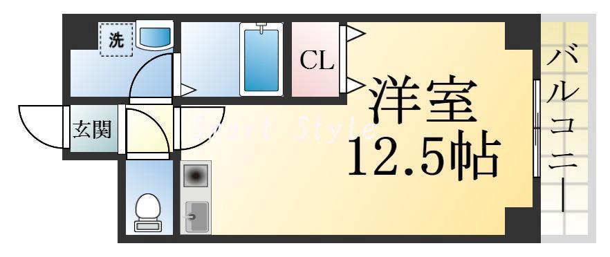 フルール須磨の間取り