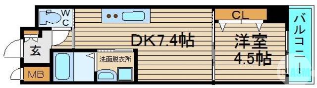 深井沢町の完工年月(2007年3月)築の賃貸マンションの間取り