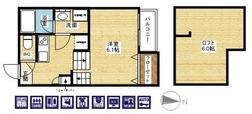 ブランジーノ塚本の間取り