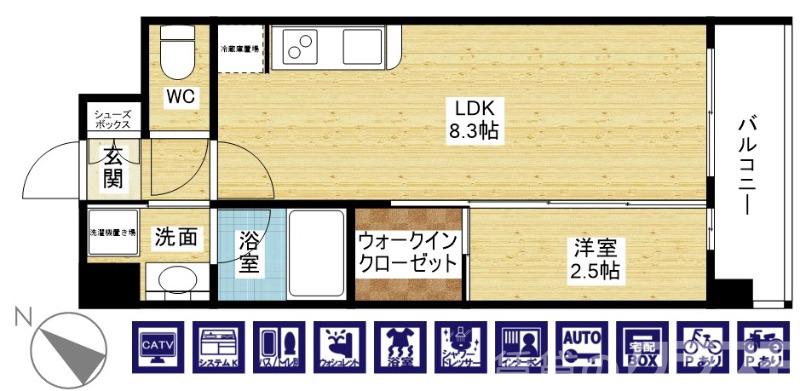 コンフォリア・リヴ淡路の間取り
