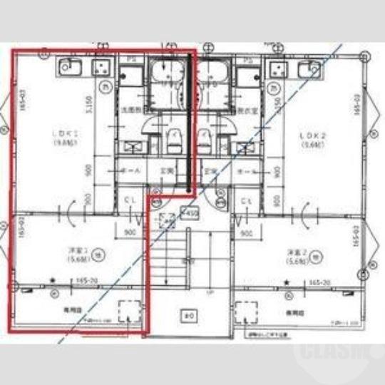 井高野の完工年月(2025年10月)築の賃貸アパートの間取り