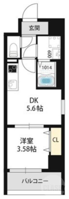 菅原の完工年月(2025年7月)築の賃貸マンションの間取り