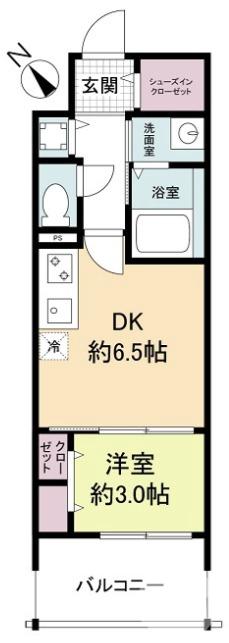 大町東の完工年月(2026年1月)築の賃貸マンションの間取り