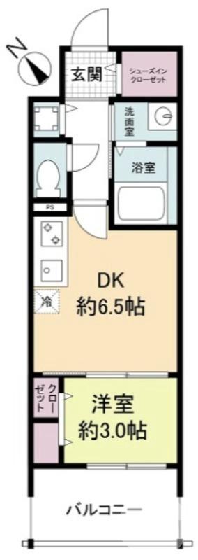 大町東の完工年月(2026年1月)築の賃貸マンションの間取り