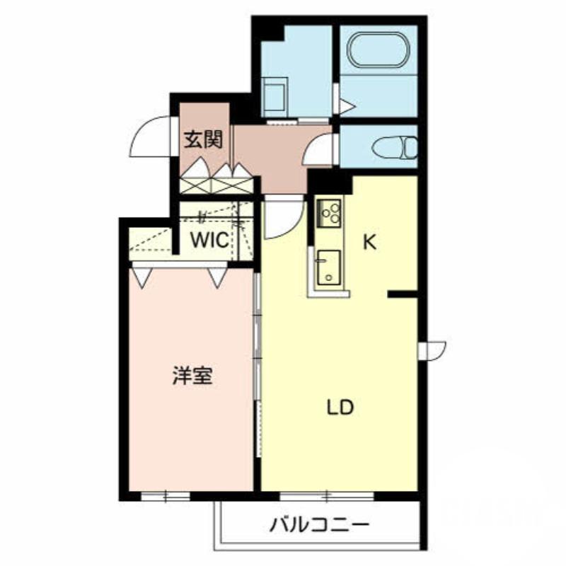 中百舌鳥町の完工年月(2019年1月)築の賃貸マンションの間取り