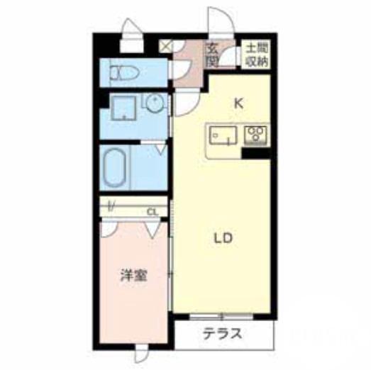 浜寺石津町西の完工年月(2008年8月)築の賃貸マンションの間取り