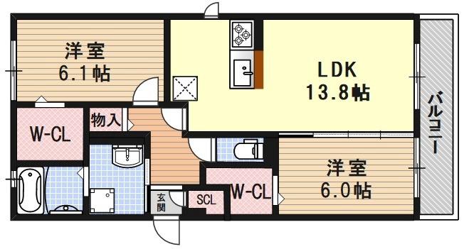 ラ カーザ セレーナの間取り