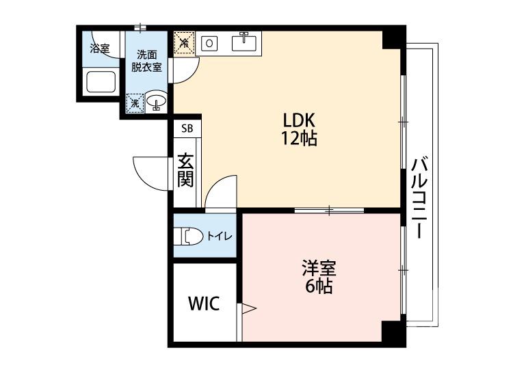 北瓦町の完工年月(2006年3月)築の賃貸マンションの間取り