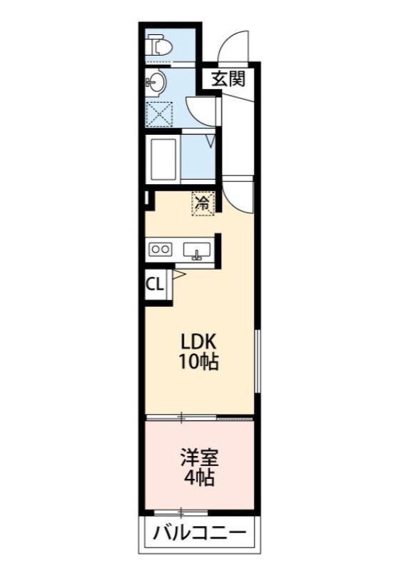 南向陽町の完工年月(2025年10月)築の賃貸アパートの間取り