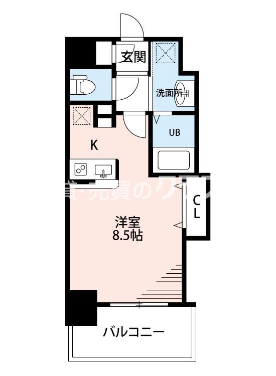 ラグゼ江戸堀の間取り