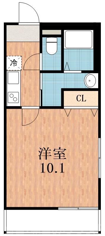北加賀屋の完工年月(2015年9月)築の賃貸アパートの間取り
