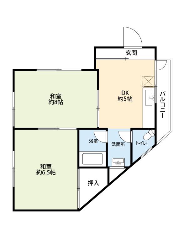 マンション島村の間取り