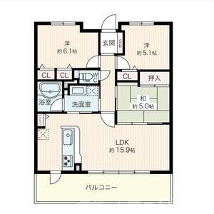 パデシオン京都七条ミッドパークの間取り