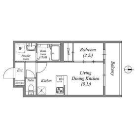アドバンス京都リエートⅡの間取り