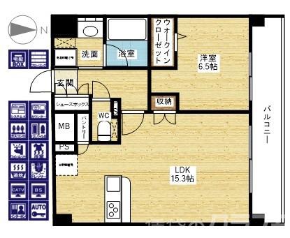 プレサンス東淀川駅前プローシェの間取り