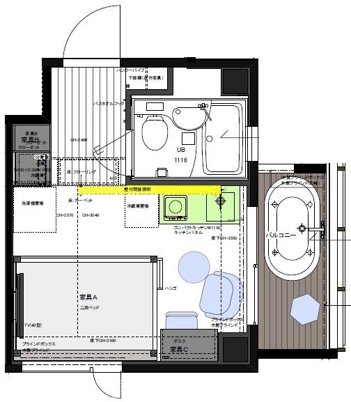 GRAND LATTICE Sayamachiの間取り