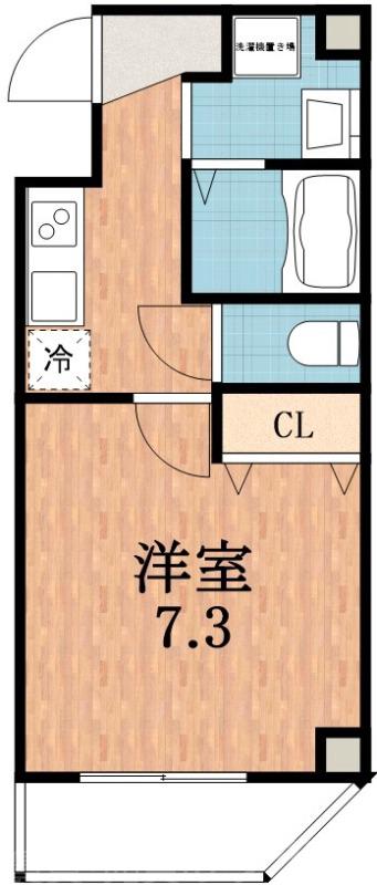 天王寺町北の完工年月(2025年12月)築の賃貸マンションの間取り