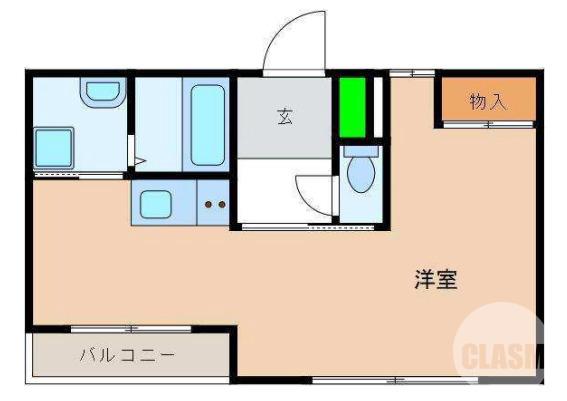 大浜北町の完工年月(2017年1月)築の賃貸マンションの間取り